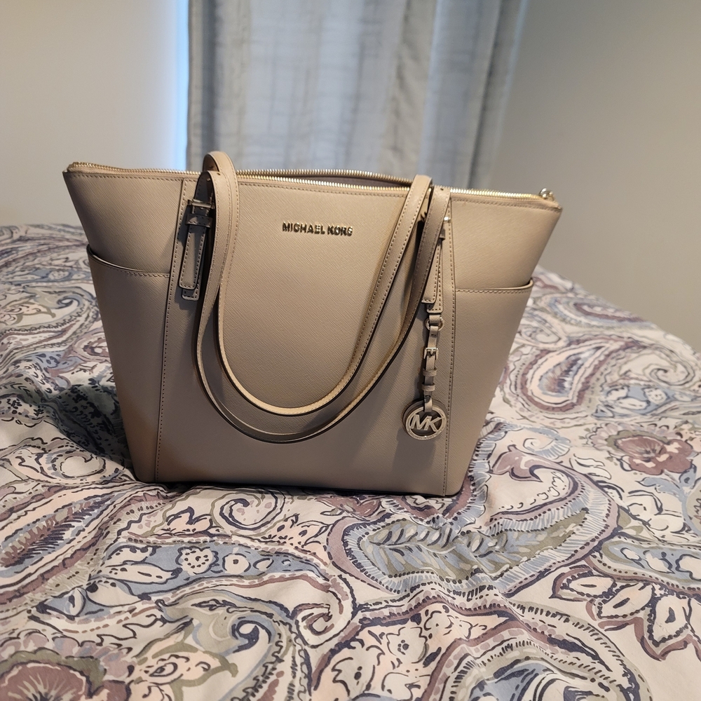 Michael Kors Cream Tote Bag